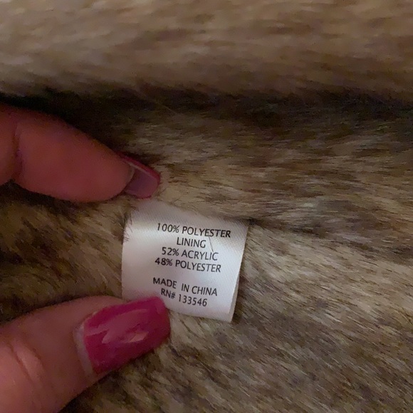 Crosby XL faux suede and faux fur lined vest - Picture 6 of 13